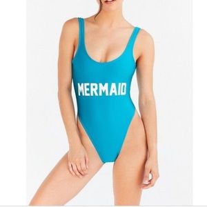 Urban outfitters mermaid one piece swimsuit